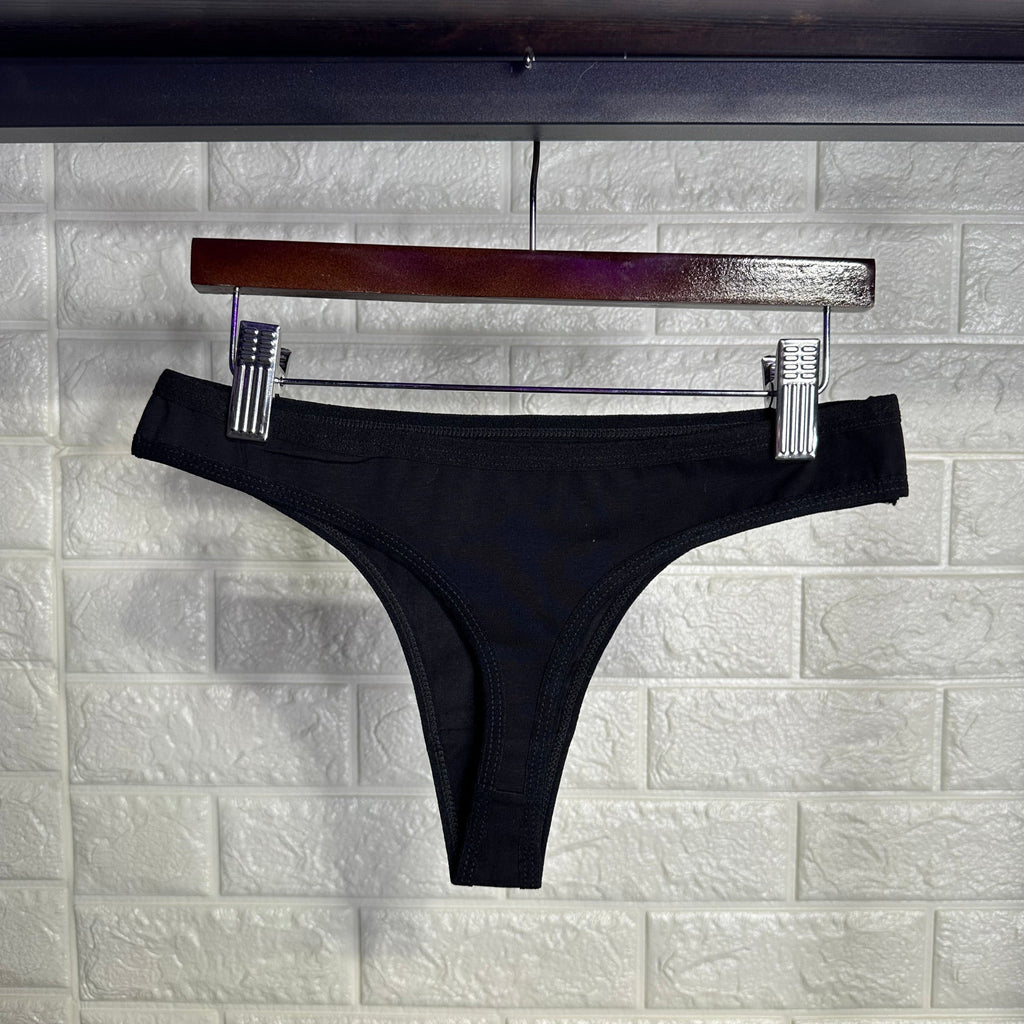 Lucky Charm Cotton Thong Panties
