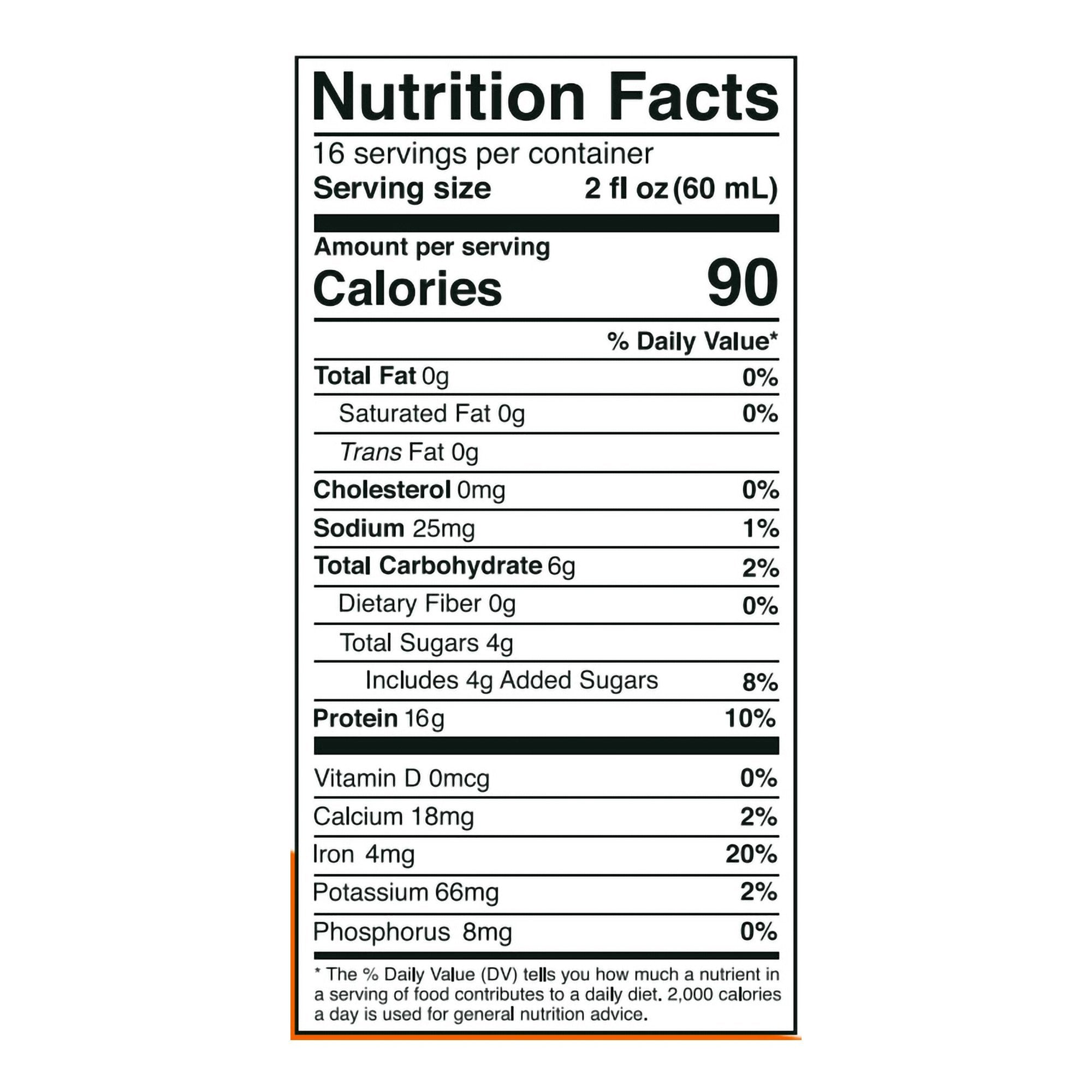 Vidafuel Wellness Protein Drink with Collagen and Whey, Orange Burst Flavor 03-322A